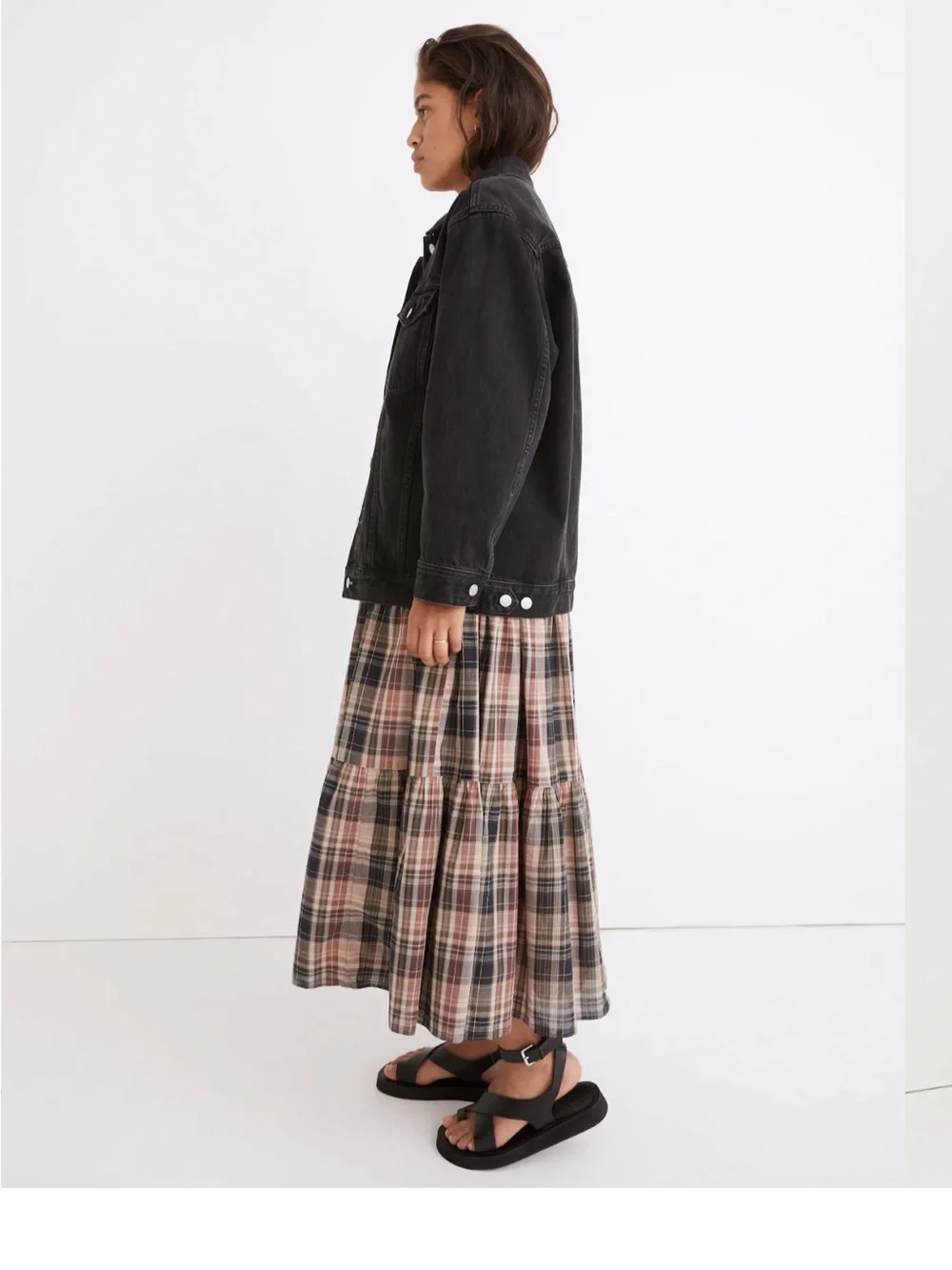 Madewell oversize Denim Trucker Jacket - Picture 8 of 9